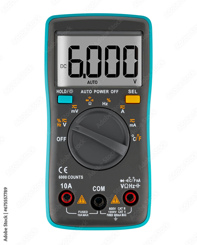 multimeter, measuring instrument of various characteristics of an electrical signal multimeter, measuring instrument of various characteristics of an electrical signal