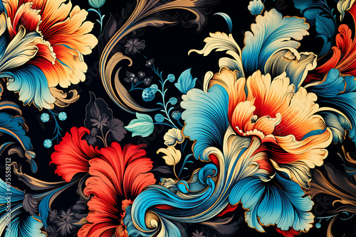 flower wallpaper, flowers, wallpaper flowers, flower pattern, pattern wallpaper, natural vintage wallpaper photo