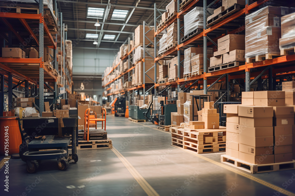Logistic wholesale storehouse, for furniture merchandise inventory and wood material. Construction supplies big box store Logistic wholesale storehouse, for furniture merchandise inventory and wood material. Construction supplies big box store