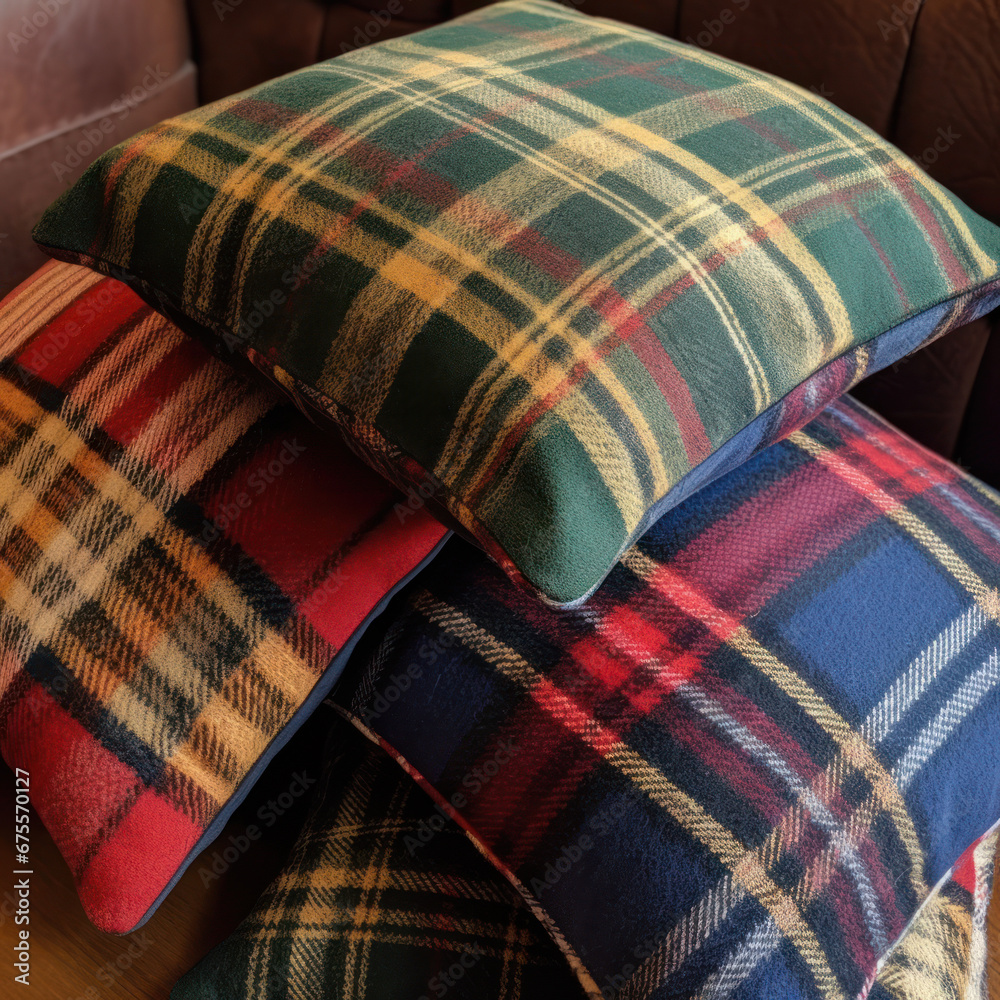 Traditional tartan cushion mappings.
Traditional tartan cushion mappings.