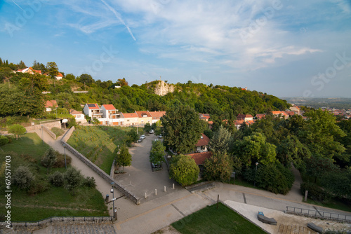 urban landscape of Pecs town in Hungary
