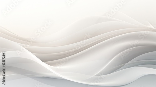 flowing fabric on bright white background.