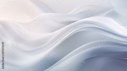 flowing fabric on bright white background.