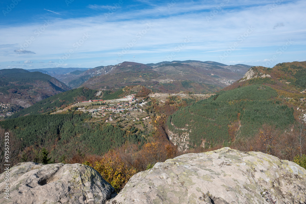 Autumn view of ancient sanctuary Belintash, Bulgaria Autumn view of ancient sanctuary Belintash, Bulgaria