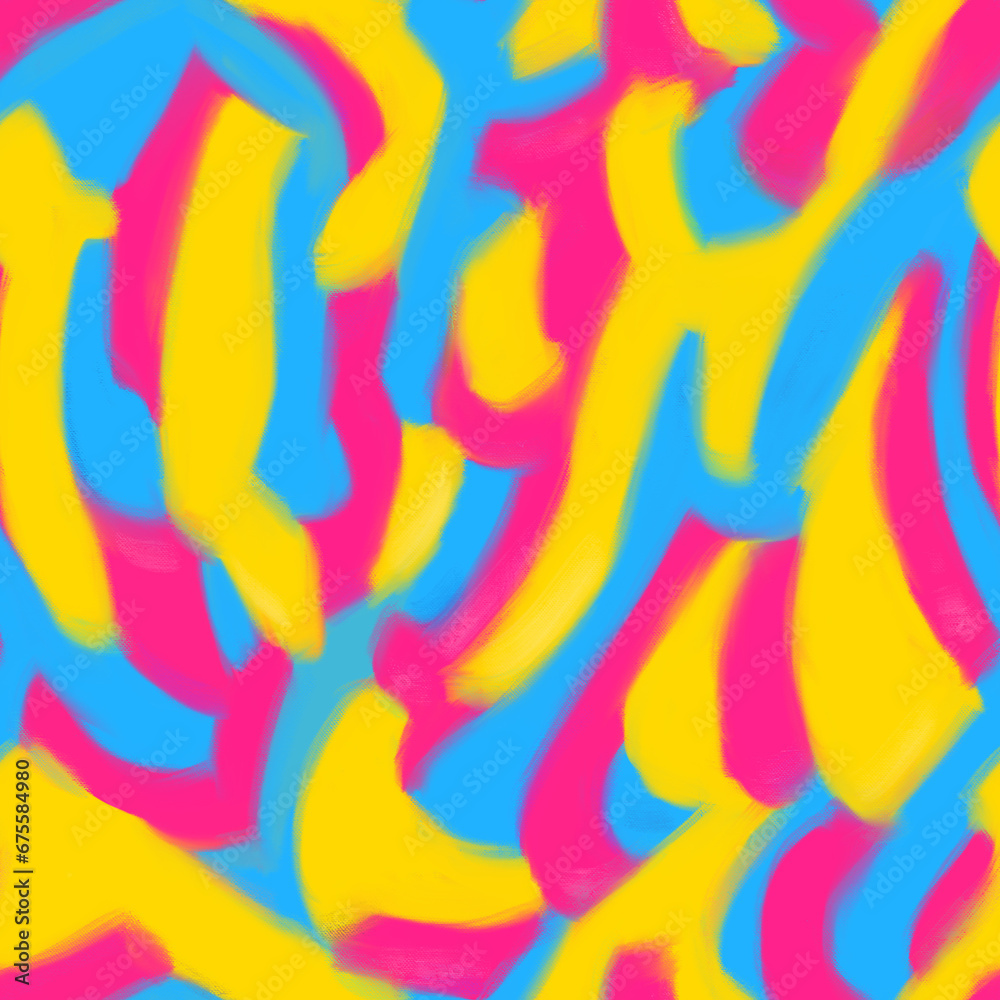 Seamless textured pattern with pansexual flag. Print for LGBT Pride Seamless textured pattern with pansexual flag. Print for LGBT Pride