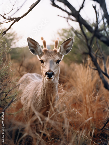 deer in the steppes