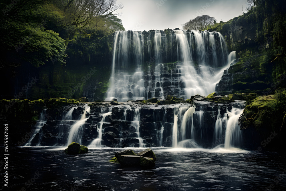 big waterfall, waterfall, beautiful waterfall big waterfall, waterfall, beautiful waterfall