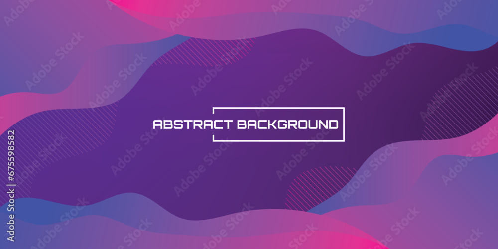 Abstract modern neon dark black navy blue purple geometric shape circle line vector background. For brochure, flyer, poster, leaflet, annual report, book cover, presentation, banner and landing page - obrazy, fototapety, plakaty 