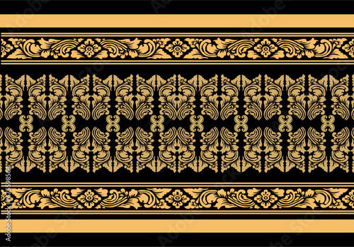 Indonesian geometric batik motifs with Balinese flower patterns, exclusive and classic, are suitable for various purposes. EPS VECTOR 10