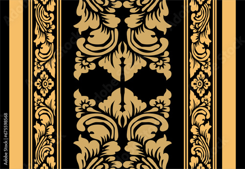 Indonesian geometric batik motifs with Balinese flower patterns, exclusive and classic, are suitable for various purposes. EPS VECTOR 10