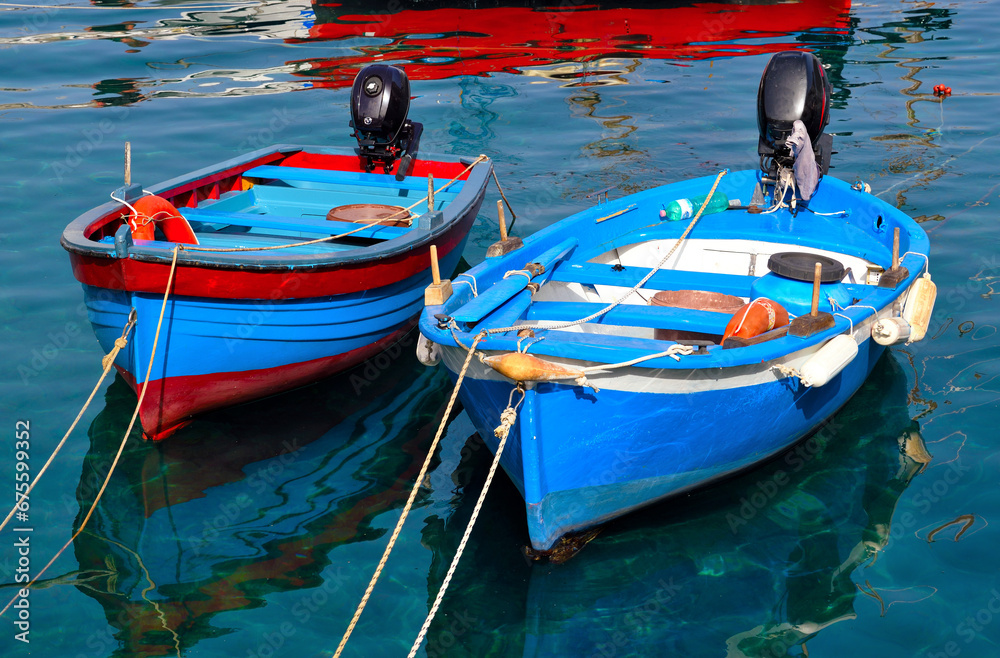 Details of boats in Scilla Calabria Italy Details of boats in Scilla Calabria Italy