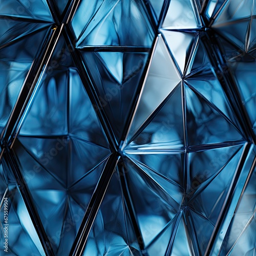 seamless abstract blue glass background