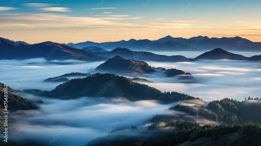 Sea of Clouds Photography From the Top of the Mountain
