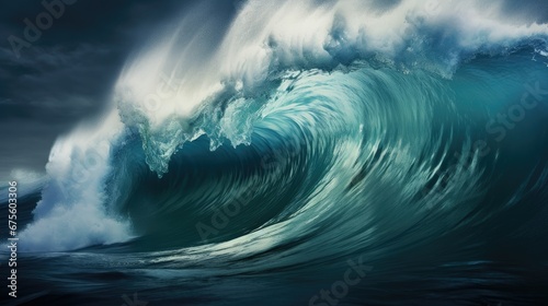 Big Waves in Ocean Photography © Fadil