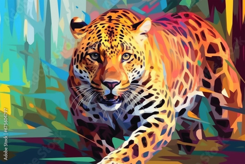 wpap stail leopard in the jungle