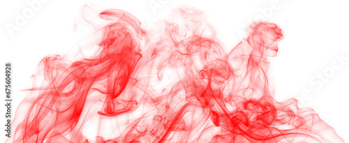 realistic red smoke element