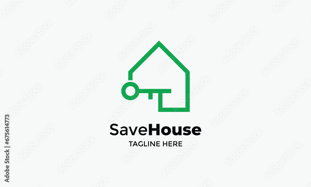 Logo vector house minimalist concept property residence architecture building industry Logo vector house minimalist concept property residence architecture building industry