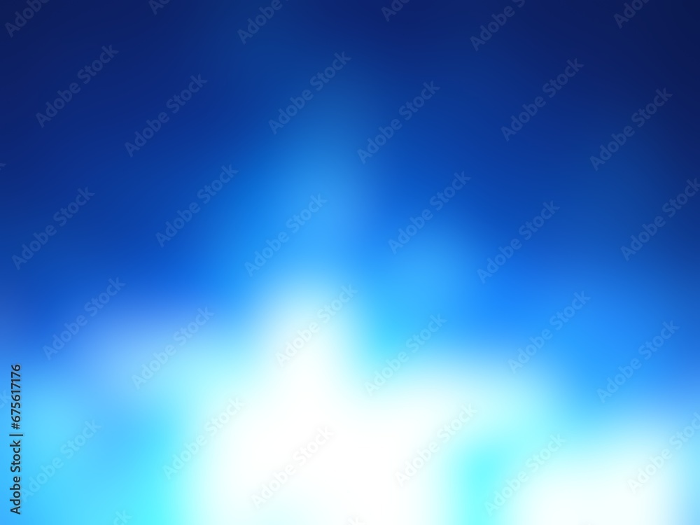 Obraz premium Abstract blurred background image of blue color gradient used as an illustration. Designing posters or advertisements.