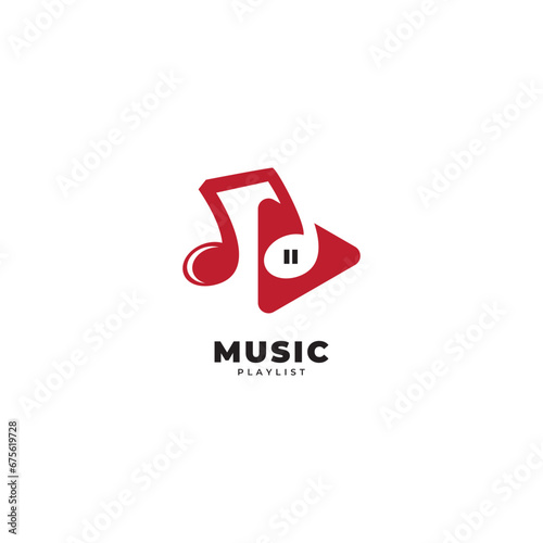 Playlist vector icon on white background. Flat vector playlist icon symbol sign from modern music collection for mobile concept and web apps design.