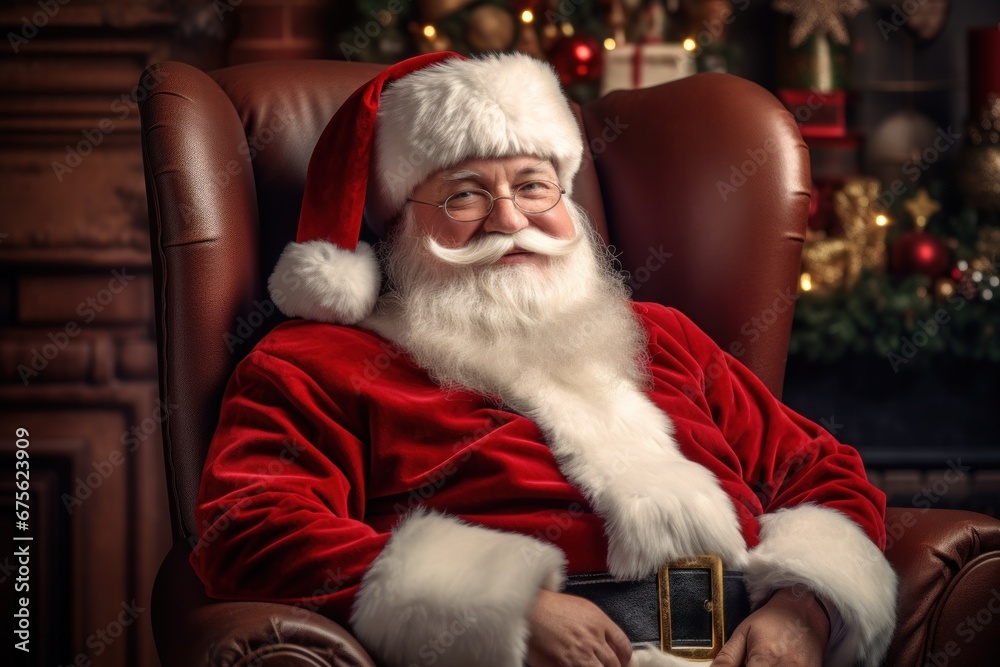 Santa Claus and children with christmas celebration Beautiful Christmas and New Year ideas Santa Claus and children with christmas celebration Beautiful Christmas and New Year ideas