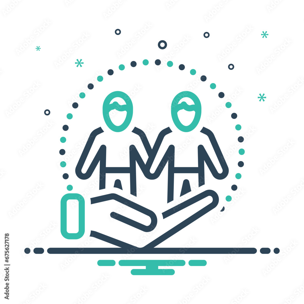 Mix icon for humanity 