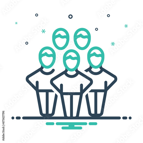 Mix icon for public 