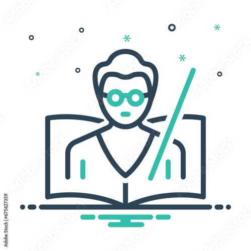 Mix icon for teacher 