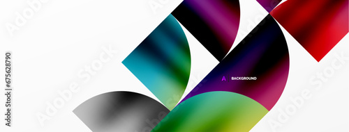 Minimalist geometric background featuring metallic round triangles, delivering sleek and modern visual aesthetic with emphasis on clean, metallic forms for wallpaper, banner, background, landing page