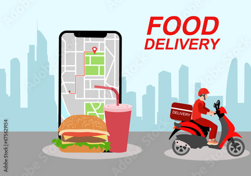 Food Delivery Service: A restaurant, prepared food shop, or fast food establishment, in which the principal use is production of prepared food for delivery to customers located off the business premis