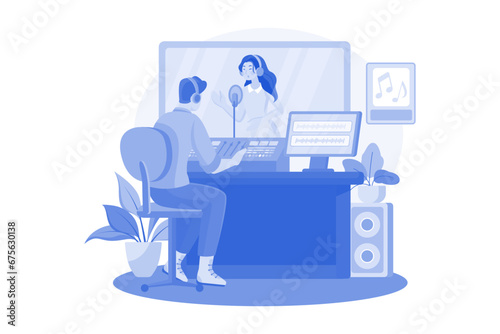 Music Producer orchestrating sonic experiences.