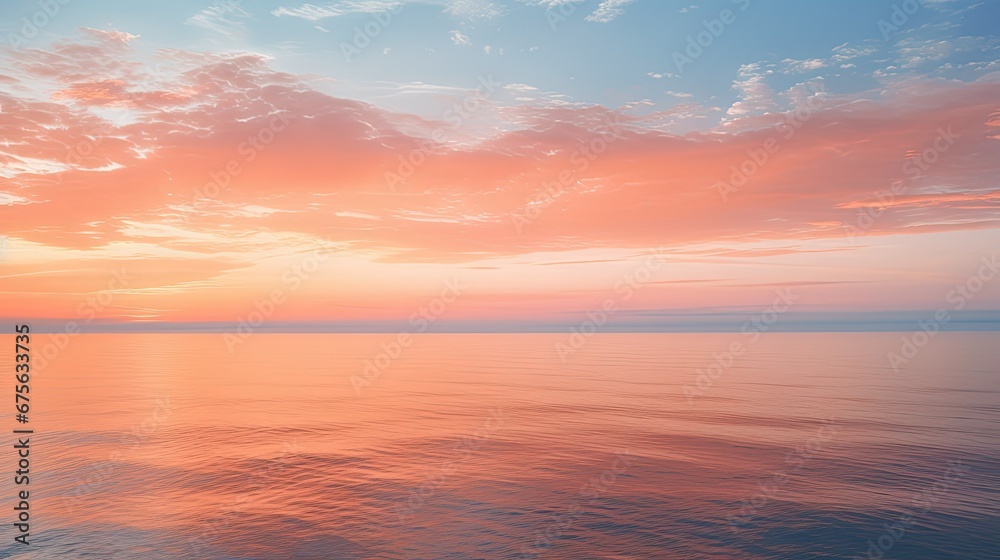 sunrise over the sea horizon, panorama beach seascape, tropical beach, sunset, sunlight