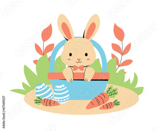 Easter Bunny With Basket | Easter Edition