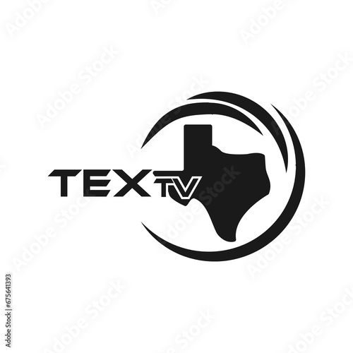 tex tv Chanel Logo Vector  Design 
