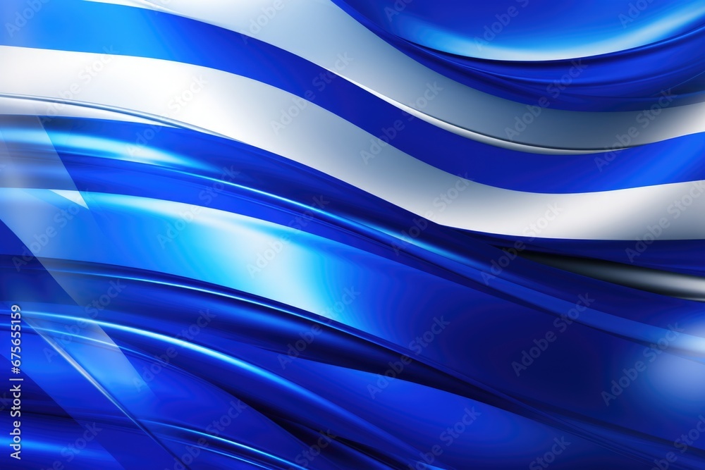A vibrant blue and silver abstract background featuring flowing waves. Perfect for various design projects and digital creations. A vibrant blue and silver abstract background featuring flowing waves. Perfect for various design projects and digital creations.