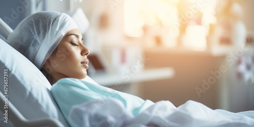 Patient Resting in Hospital Bed