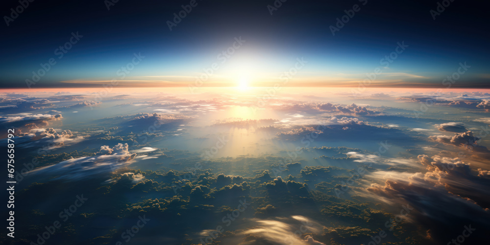 The curvature of Earth, seen from the air, tells the story of a world vast, interconnected, and beautiful The curvature of Earth, seen from the air, tells the story of a world vast, interconnected, and beautiful
