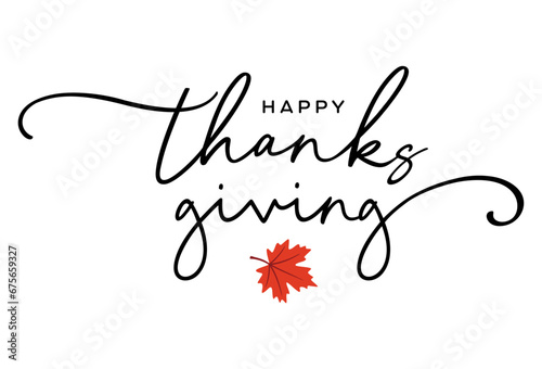 Thanksgiving posts for social media with Happy Thanksgiving, calligraphy, lettering, text, logo, type, typography, vector for thanksgiving day greeting cards, ads, web, banners, printable, USA