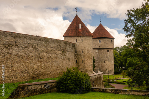 Tallin city is the capital of Estonia for holidays all year round... Tallin, Estonia, 08-10-2021 photo