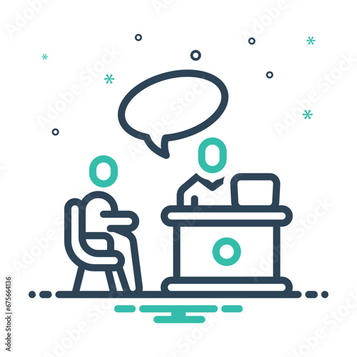 Mix icon for consultation 