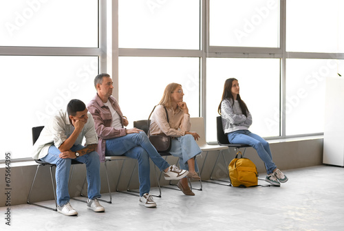 Patients waiting for their ...