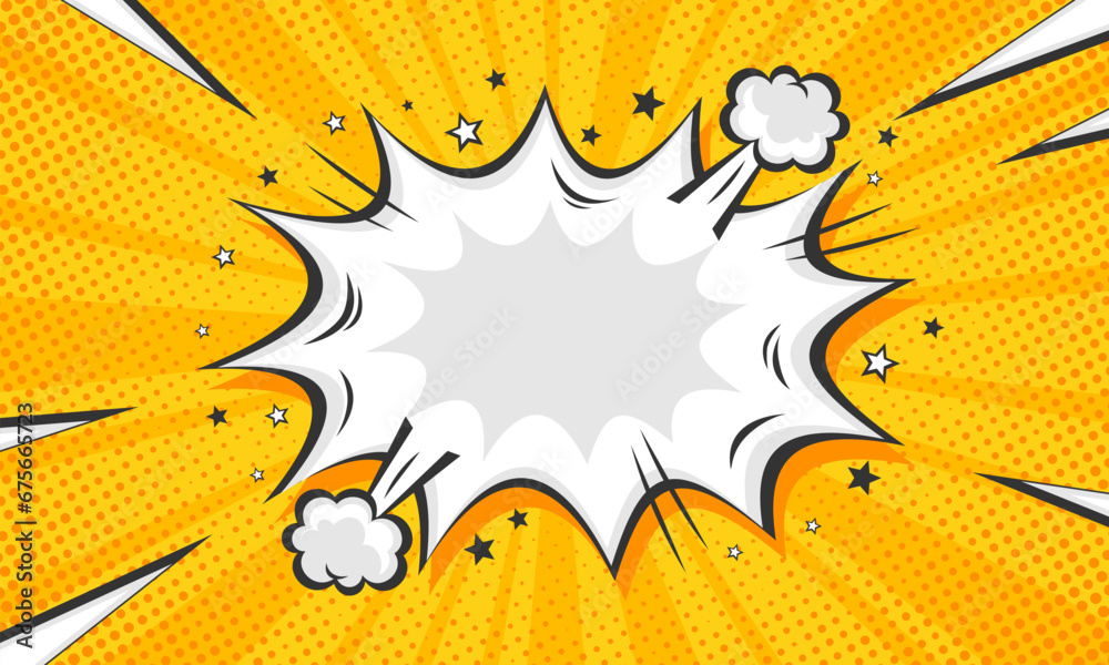 Comic blank cartoon background design Comic blank cartoon background design