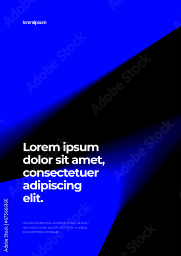 Vector layout template design for sports event, companies or any business related. Poster design with abstract shapes.