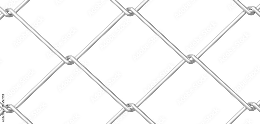 Metal fence panels with welded wire mesh in realistic style. Gate steel chain link template. Protective guard outdoor netting. Vector illustration isolated on white background. Metal fence panels with welded wire mesh in realistic style. Gate steel chain link template. Protective guard outdoor netting. Vector illustration isolated on white background.