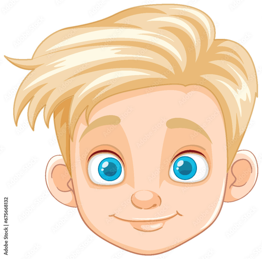 Handsome Boy with Blue Eyes and Blond Hair Handsome Boy with Blue Eyes and Blond Hair