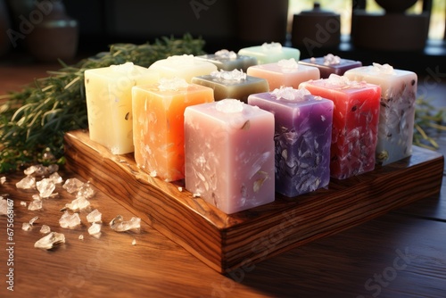 Homemade Soaps: Handcrafted soaps in various scents and shapes