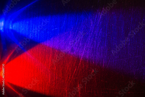 Blue and red ligft abstract of police or ambulance lights...