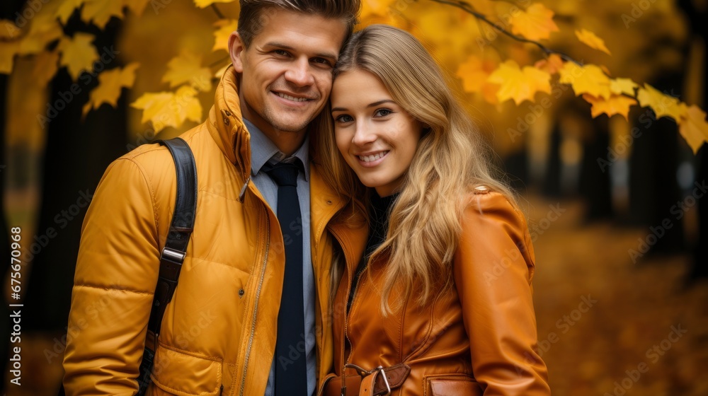 Fototapeta premium Lovely Smiling Couple Sitting Car Trunk, Gradient Color Background, Background Images , Hd Wallpapers