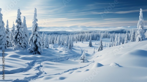 Mysterious Landscape Majestic Mountains Winter, Gradient Color Background, Background Images , Hd Wallpapers