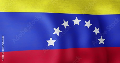 Wallpaper Mural Animation of waving flag of venezuela Torontodigital.ca