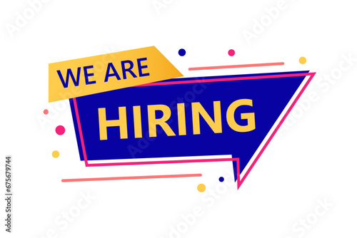 we are hiring banner flyer job vacancy
